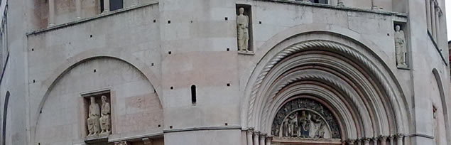 parma particolare del battistero